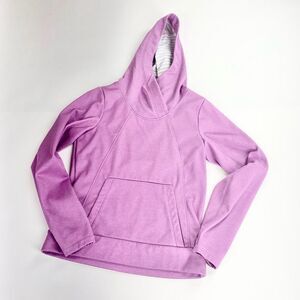 Lolé purple fleece hooded sweatshirt s